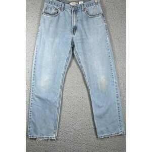 Levis‎ 505 Jeans Mens W34 L30 Light Wash Vintage Made in USA Regular Fit Denim